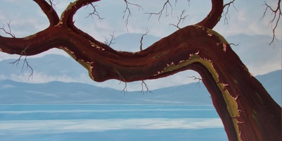 Summer On The Salish Sea - 36"x72" acrylic on canvas