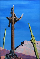 Sonoran Sermon - 24"x36" acrylic on board